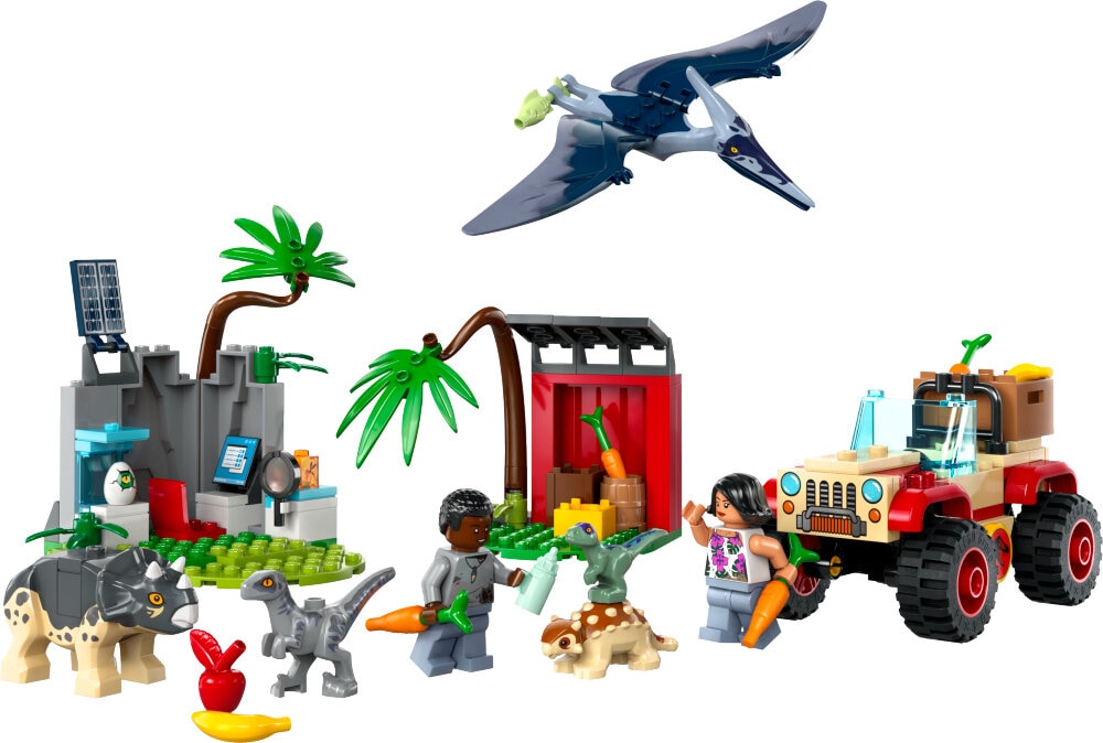 LEGO Jurassic World - Dyrereservat med dinosaurunger 4+