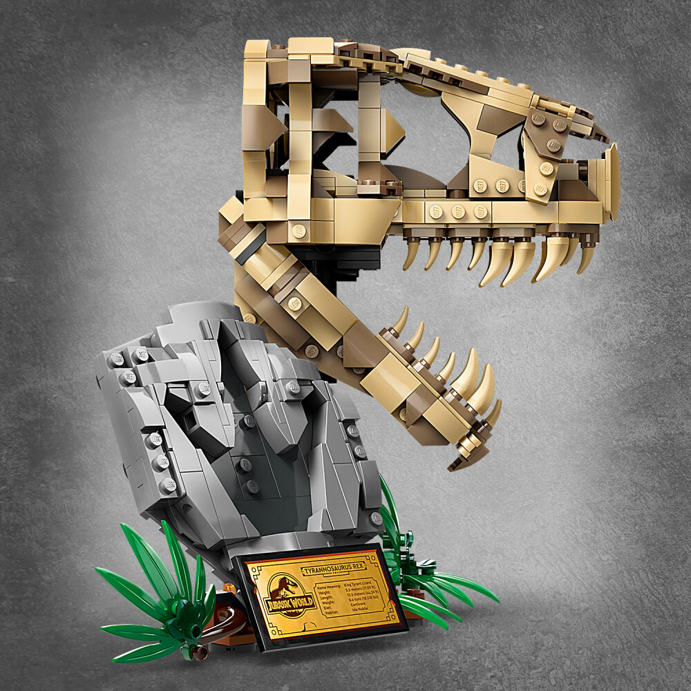 LEGO Jurassic World - Dinosaurfossiler: T-rex-hodeskalle 9+