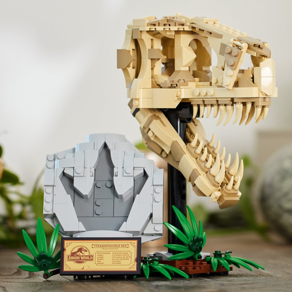 LEGO Jurassic World - Dinosaurfossiler: T-rex-hodeskalle 9+