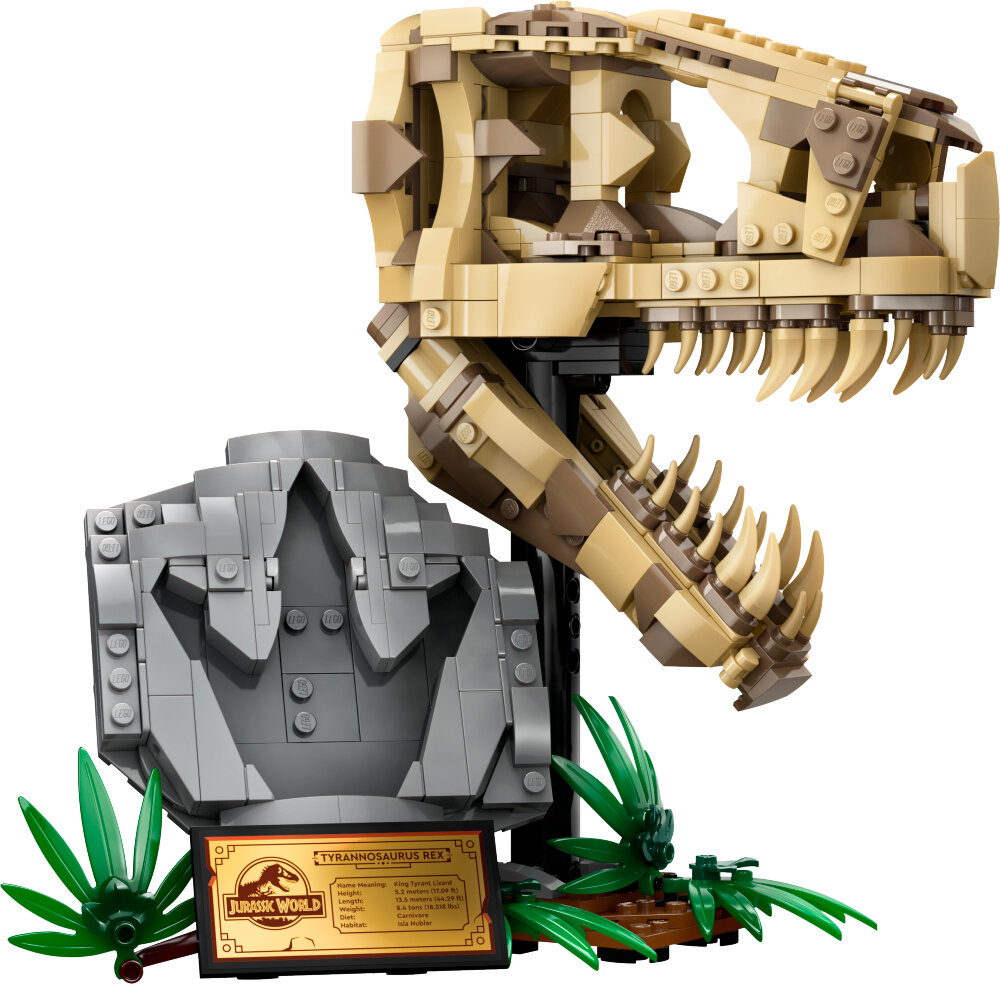 LEGO Jurassic World - Dinosaurfossiler: T-rex-hodeskalle 9+