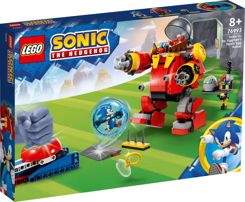 LEGO Sonic The Hedgehog - Sonic mot egg-roboten til Dr. Eggman 8+