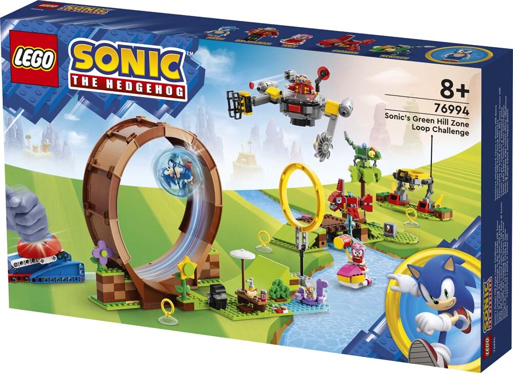 LEGO Sonic The Hedgehog - Sonic tar Green Hill Zone-looputfordringen 8+