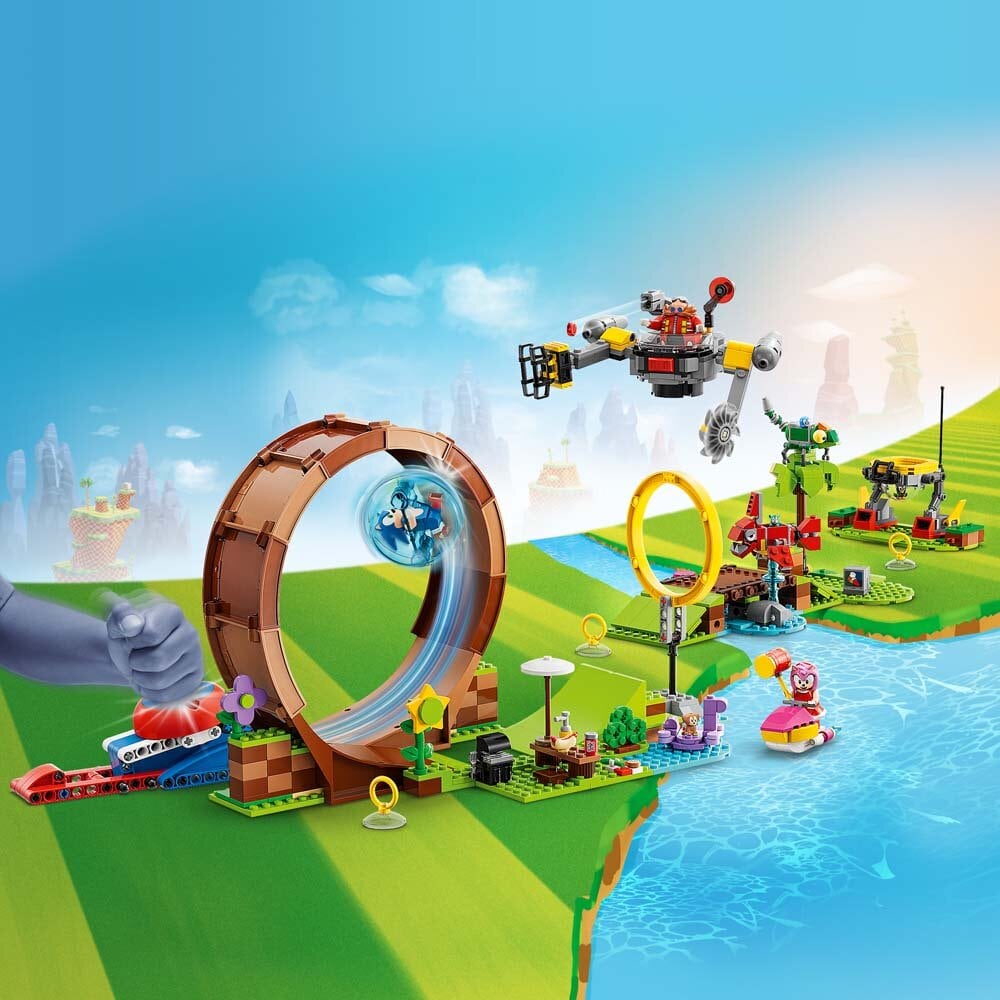 LEGO Sonic The Hedgehog - Sonic tar Green Hill Zone-looputfordringen 8+