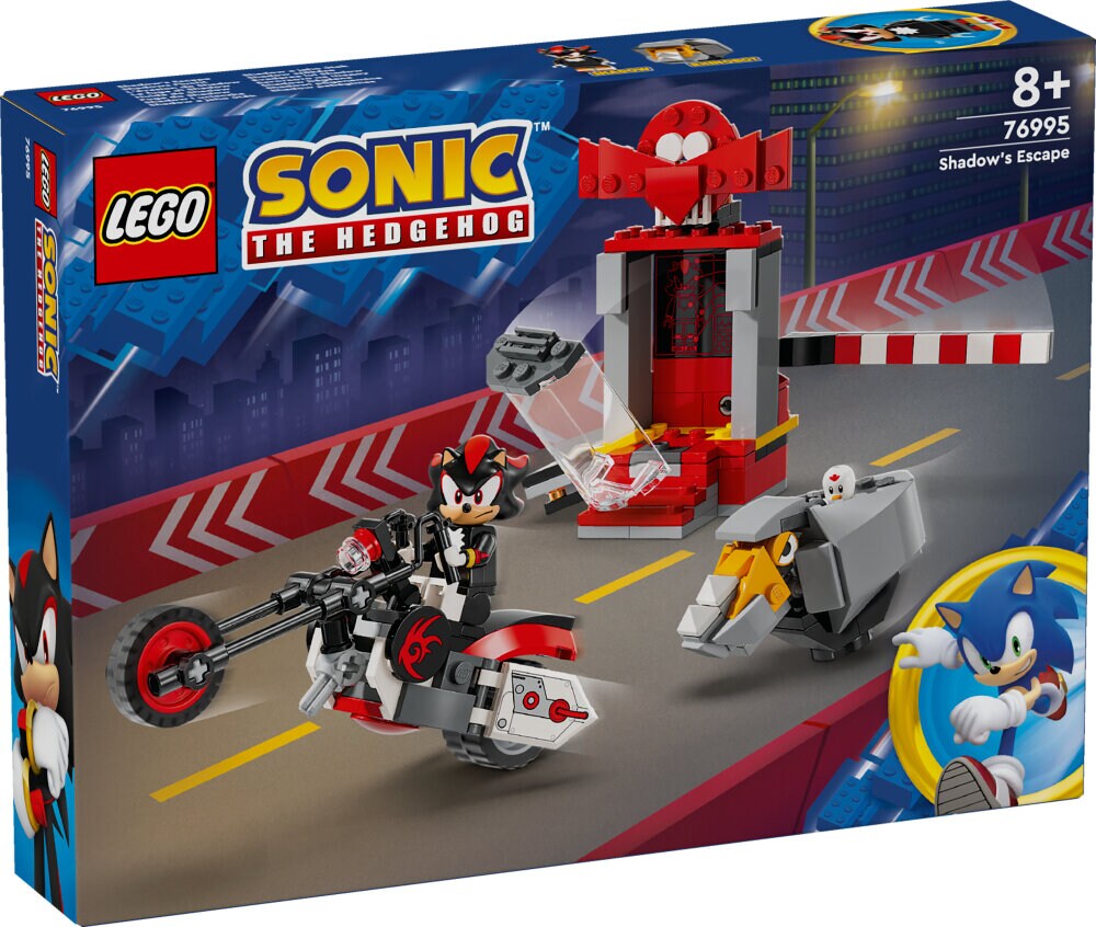 LEGO Sonic The Hedgehog - Shadow the Hedgehog på rømmen 8+