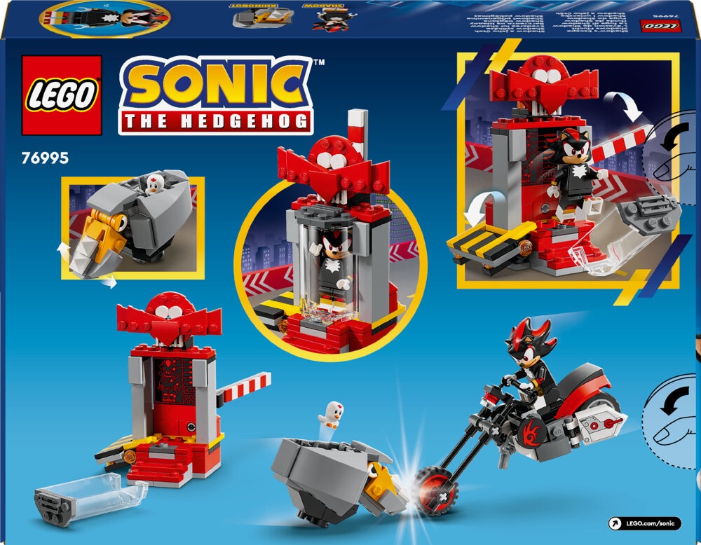 LEGO Sonic The Hedgehog - Shadow the Hedgehog på rømmen 8+