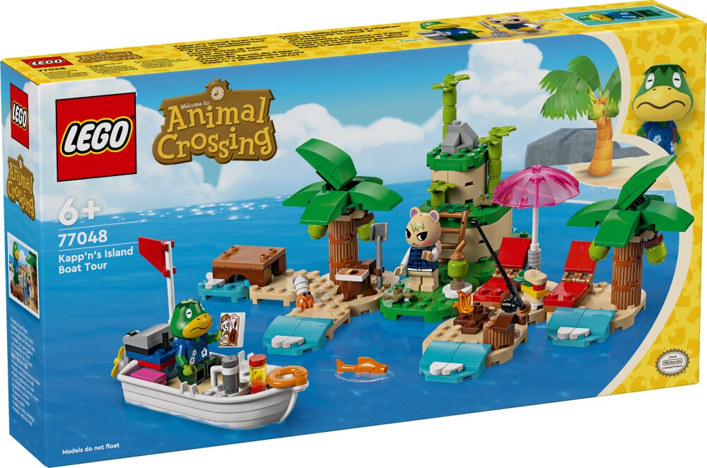 LEGO Animal Crossing - Kapp'ns øybåttur 6+