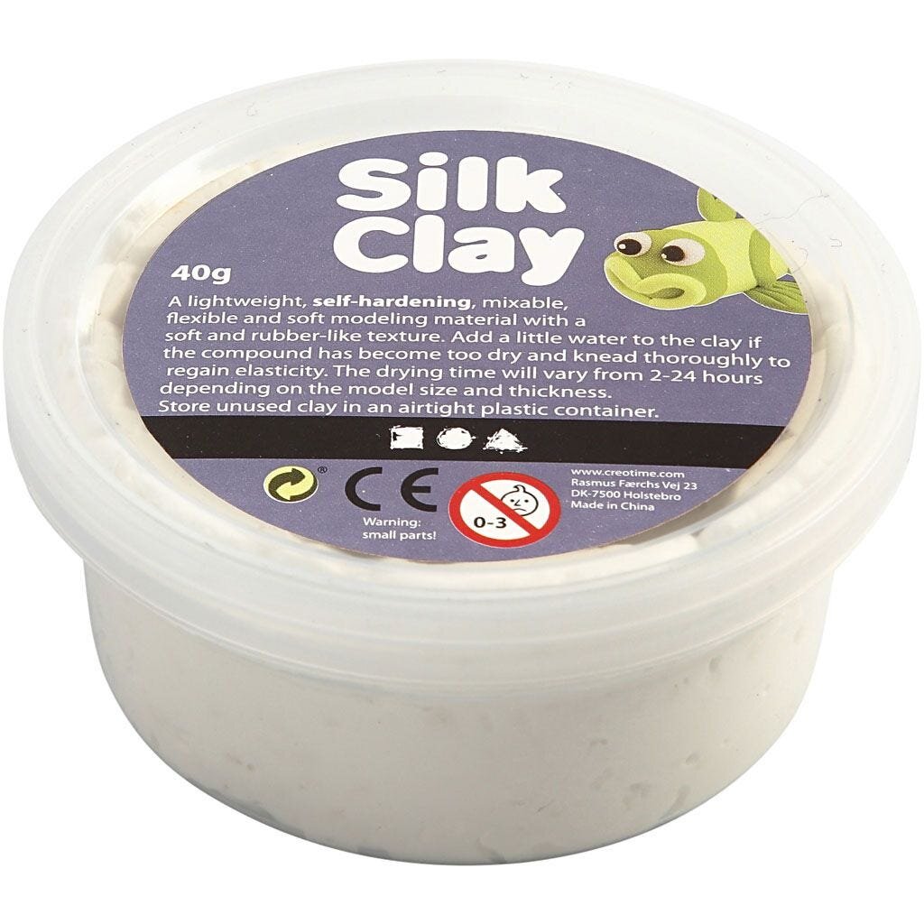 Silk Clay® - Hvit 40 gram