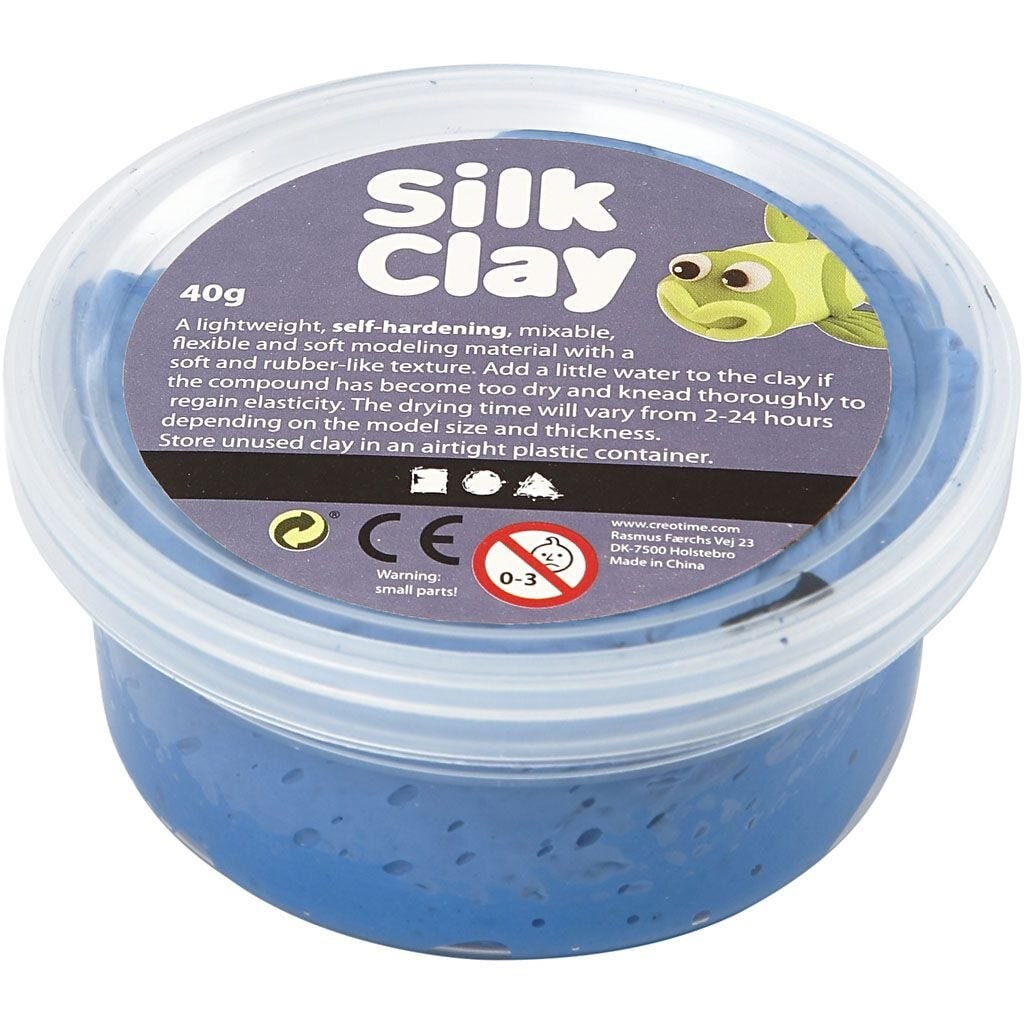 Silk Clay® - Mørkeblå 40 gram