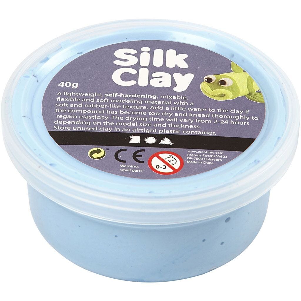 Silk Clay® - Lyseblå 40 gram