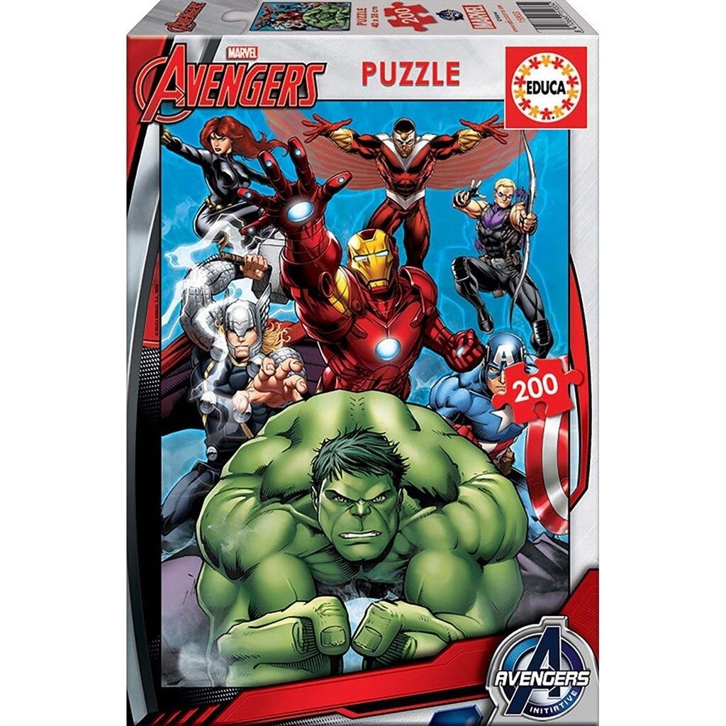 Educa Puslespill, Marvel Avengers 200 brikker
