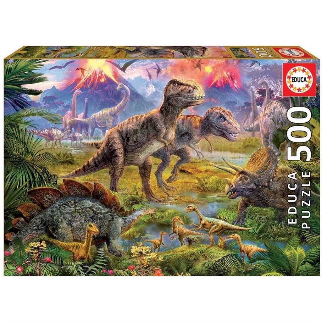 Educa Puslespill - Dinosaur Encounter 500 brikker