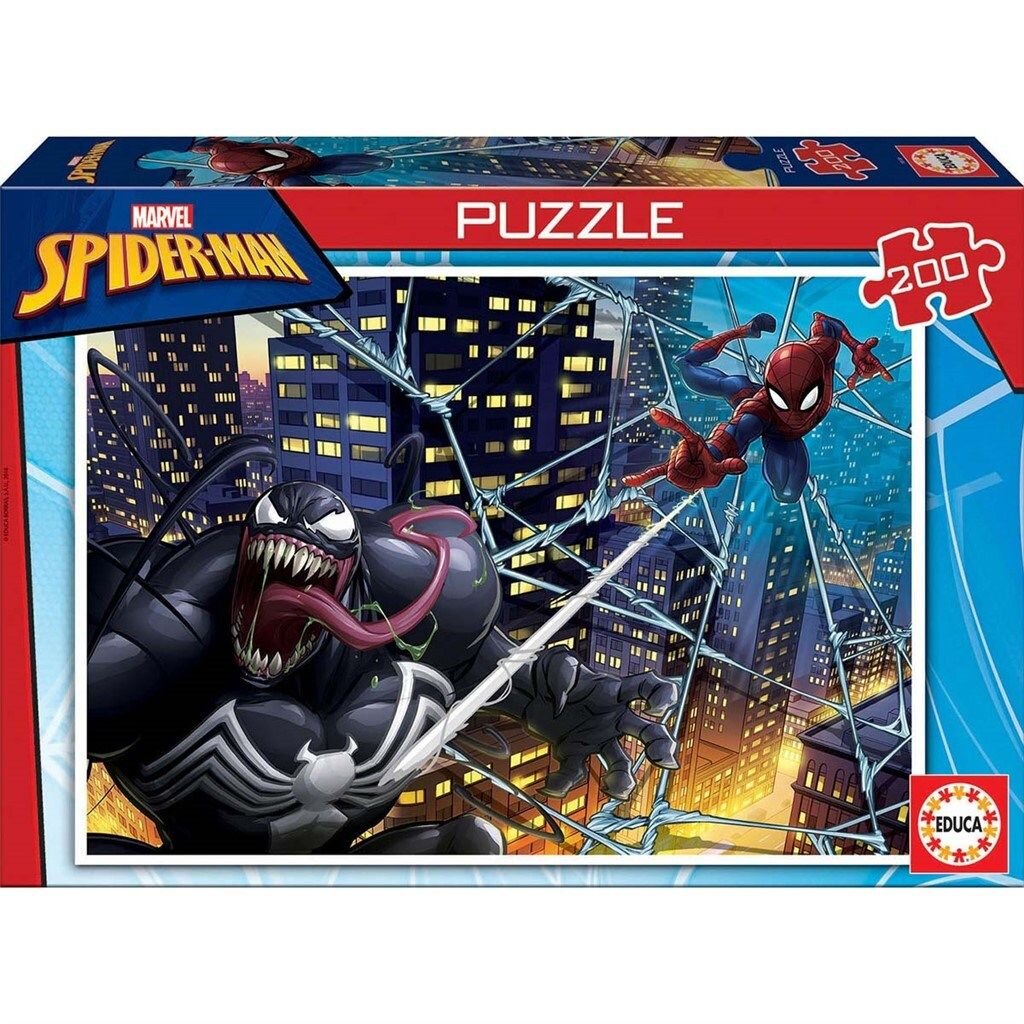 Educa Puslespill - Spiderman vs. Venom 200 brikker