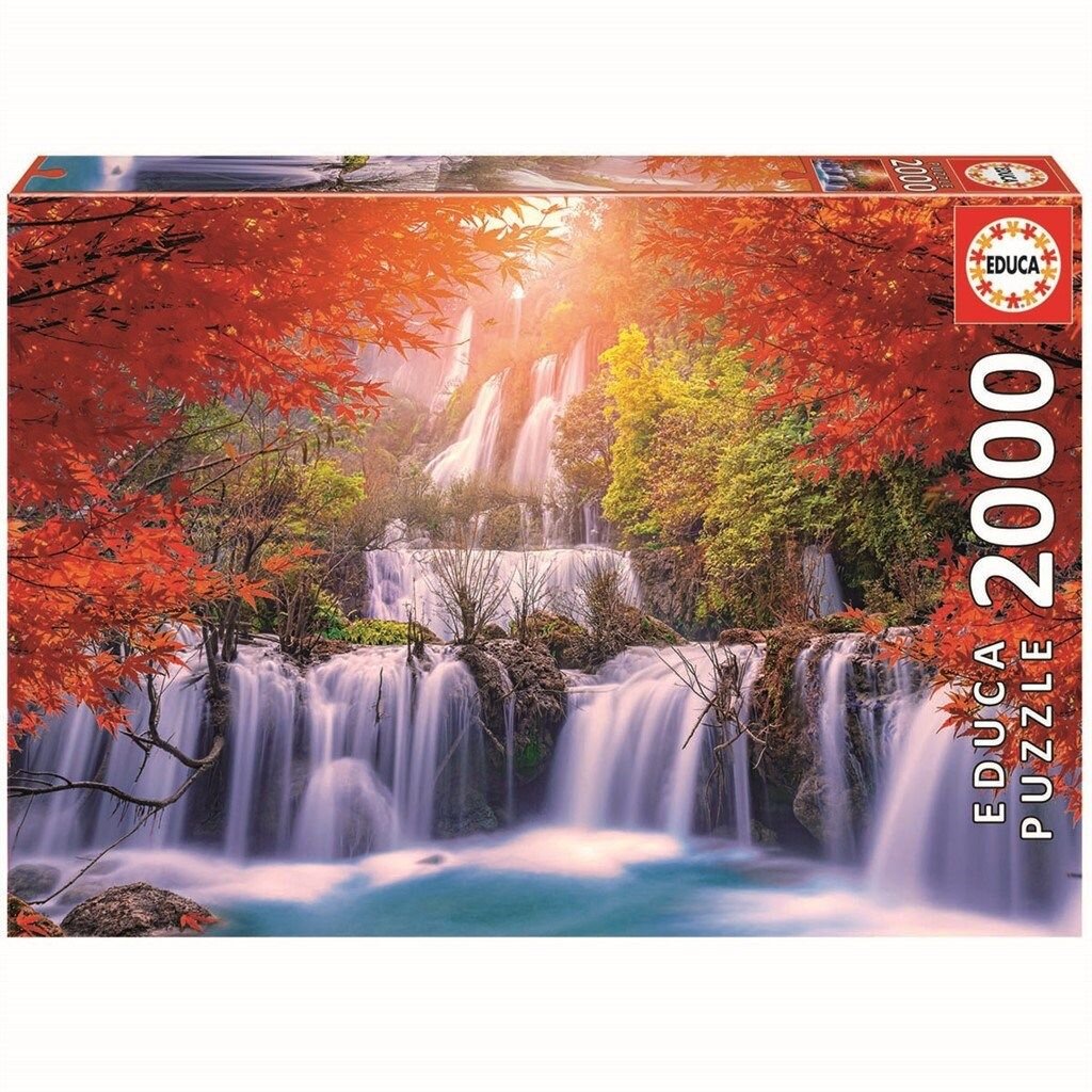 Educa Puslespill - Waterfall in Thailand 2000 brikker