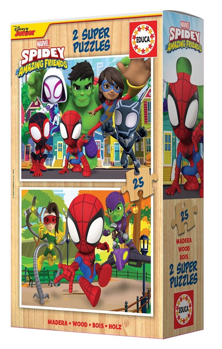 Educa Puslespill, Spidey & His Amazing Friends 2x25 brikker