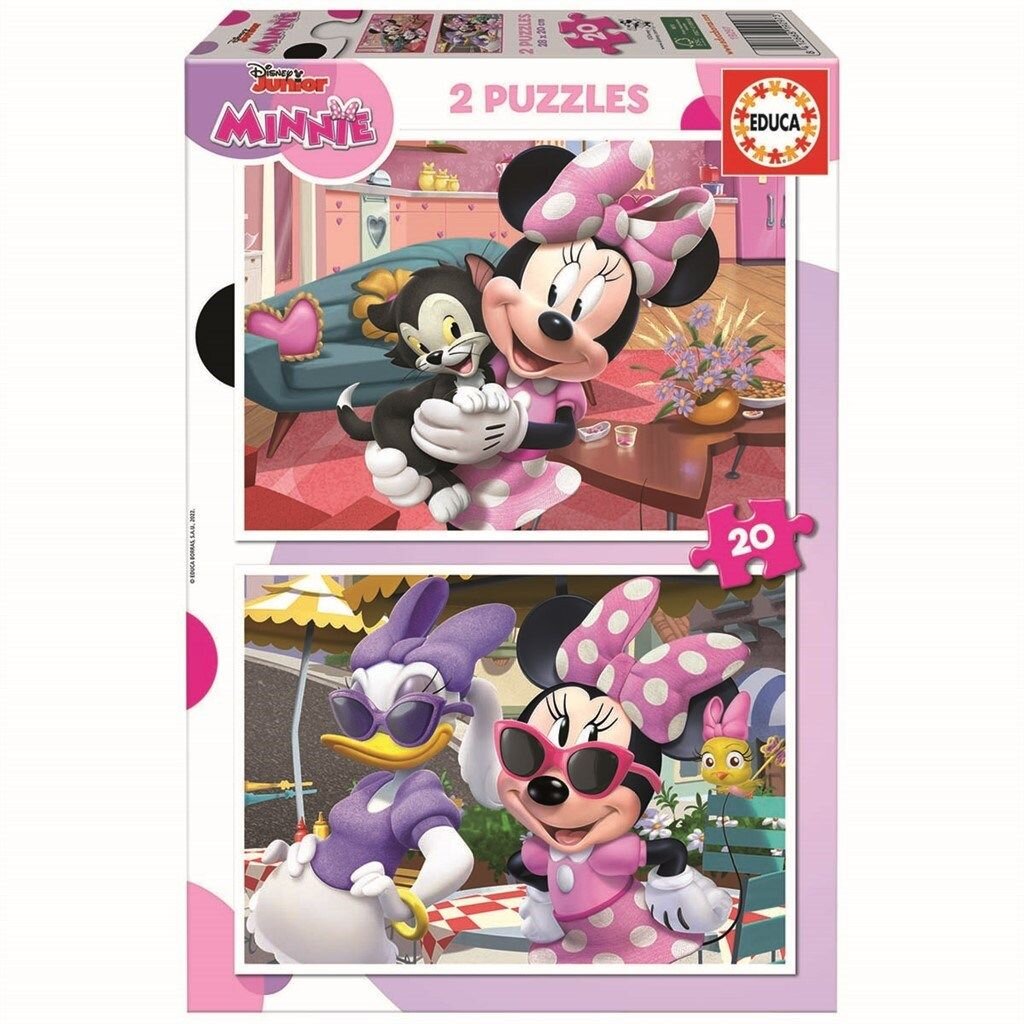 Educa Puslespill - Minnie Mouse 2x20 brikker