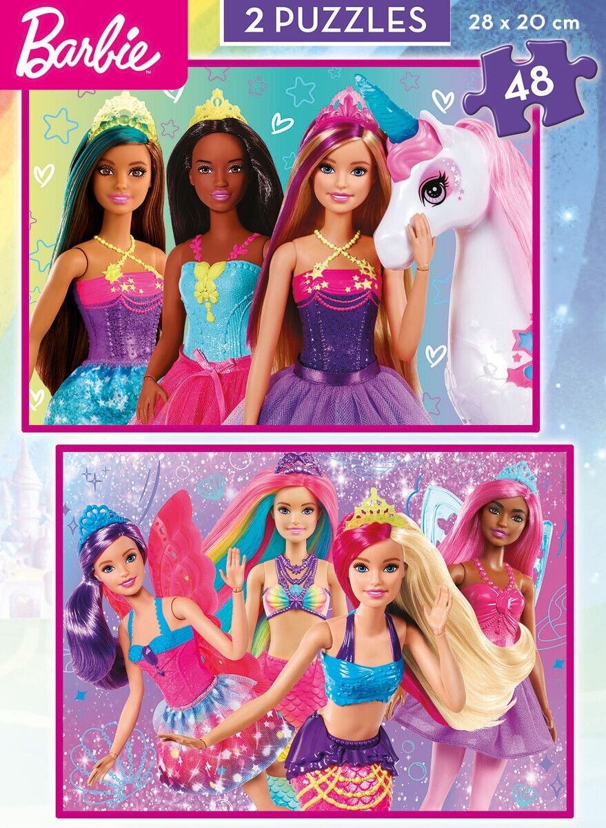 Educa Puslespill - Barbie 2x48 brikker