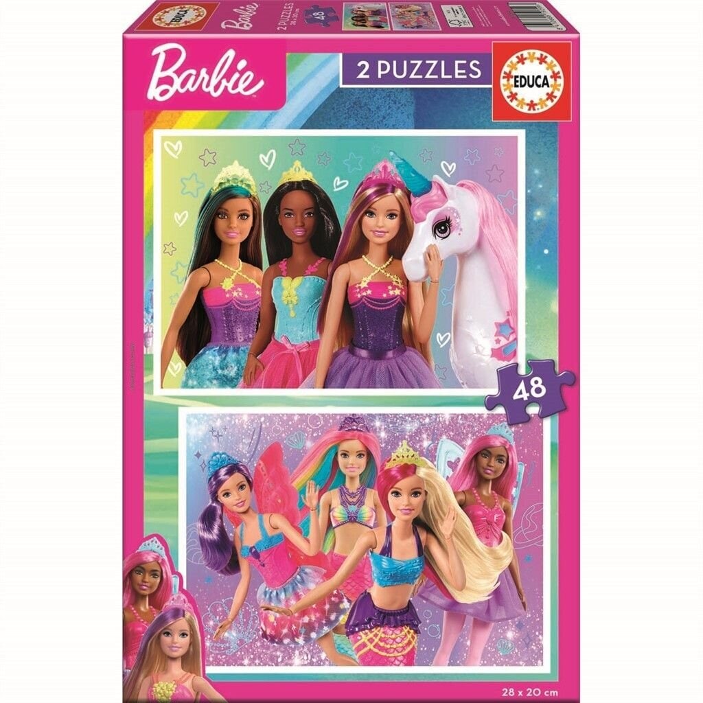 Educa Puslespill - Barbie 2x48 brikker
