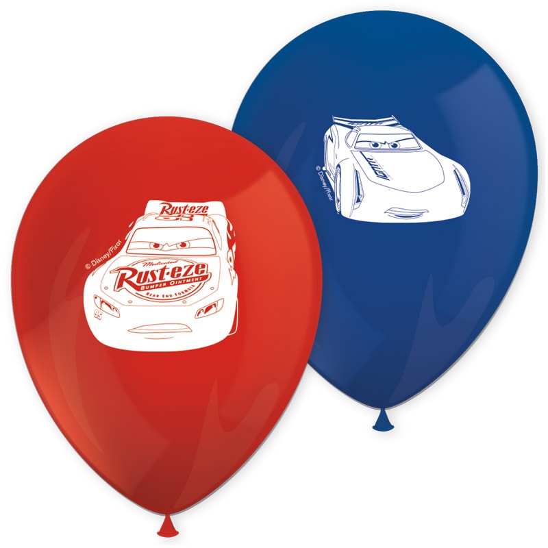 Disney Biler - Ballonger 8 stk.