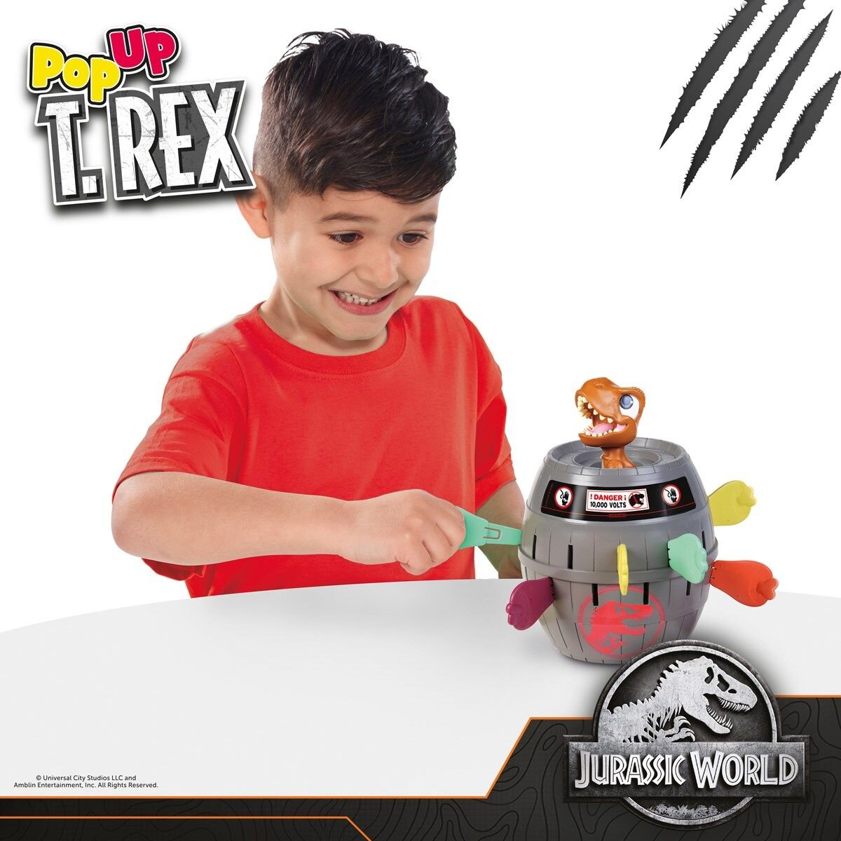 Jurassic World - Brettspill Pop Up T-Rex
