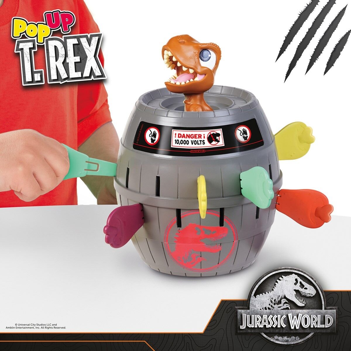 Jurassic World - Brettspill Pop Up T-Rex