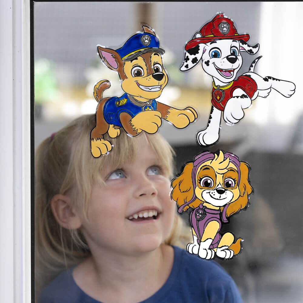 Paw Patrol Vindusmaling