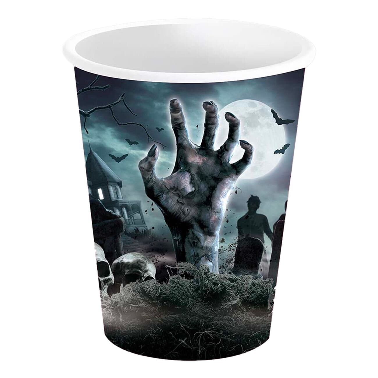 Halloween Cementary - Pappkopper 6 stk.