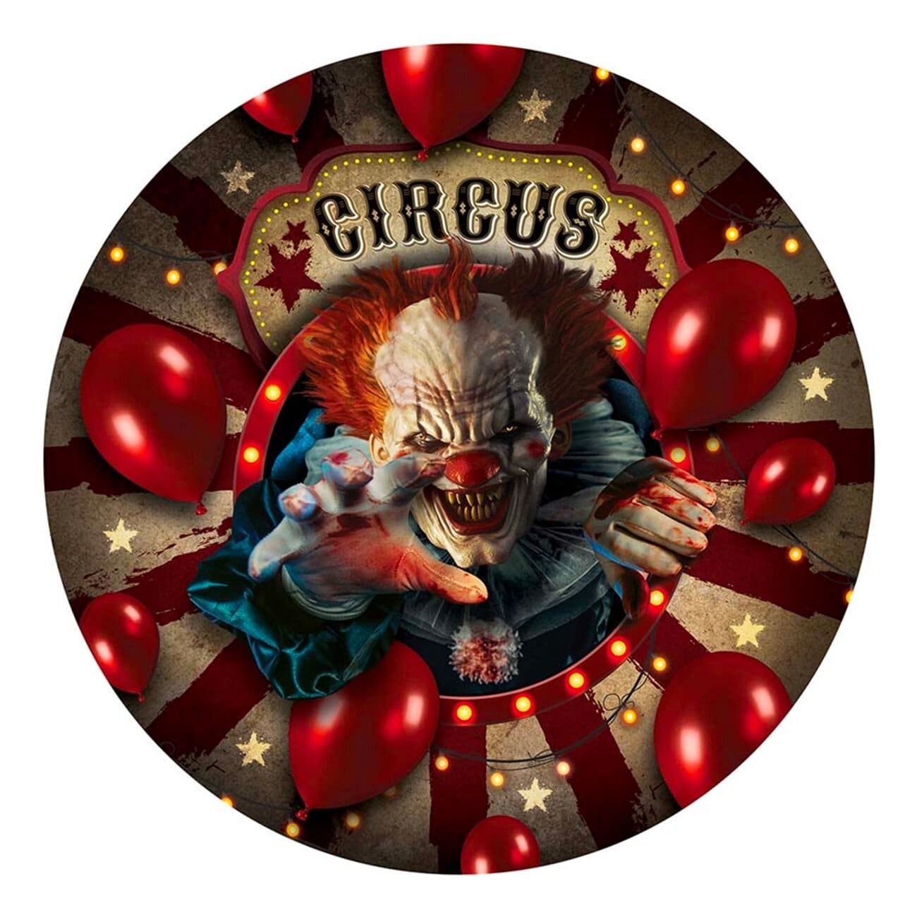 Halloween Circus - Tallerkener 6 stk.