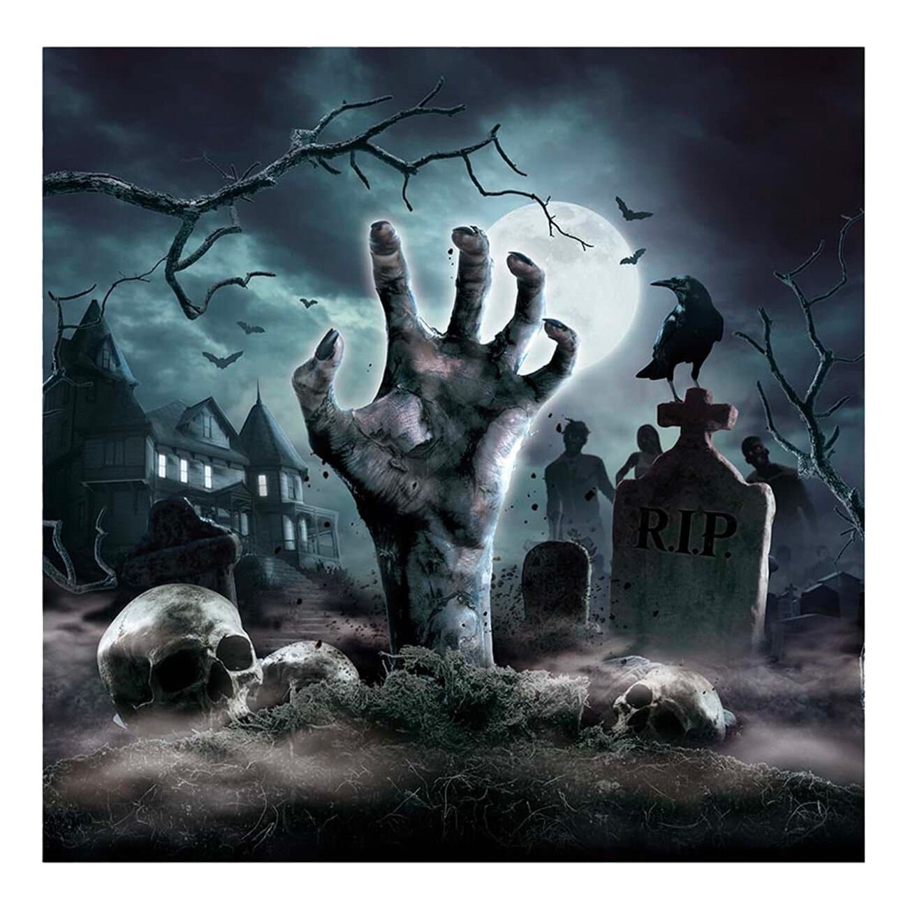 Halloween Cementary - Servietter 12 stk.