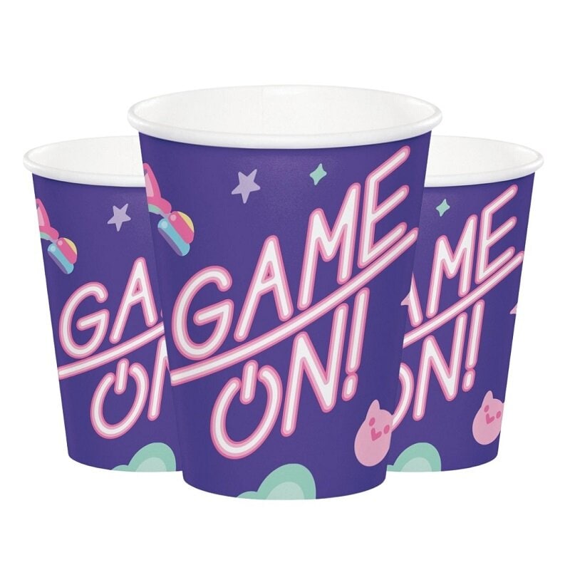 Game On Girl - Pappkopper 8 stk.