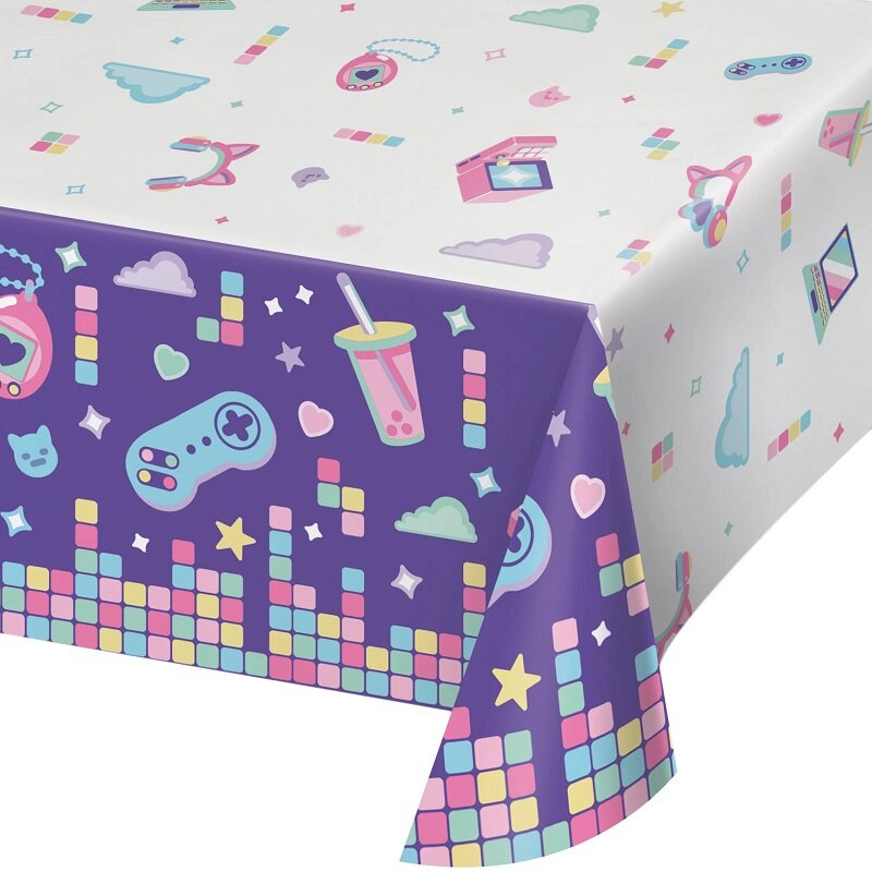 Game On Girl - Bordduk i papir 137x259 cm