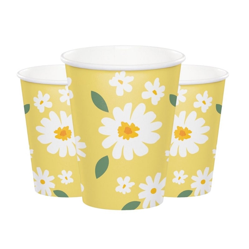 Sweet Daisy - Pappkopper 8 stk.