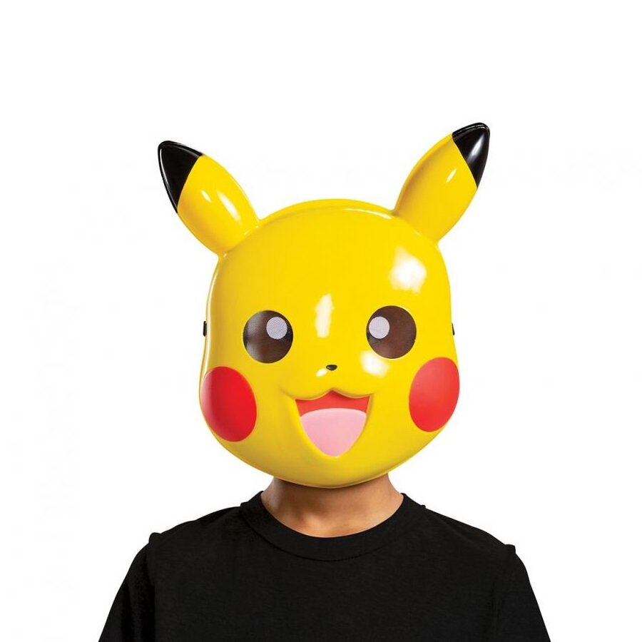 Pokémon Pikachu Ansiktsmaske Barnestørrelse
