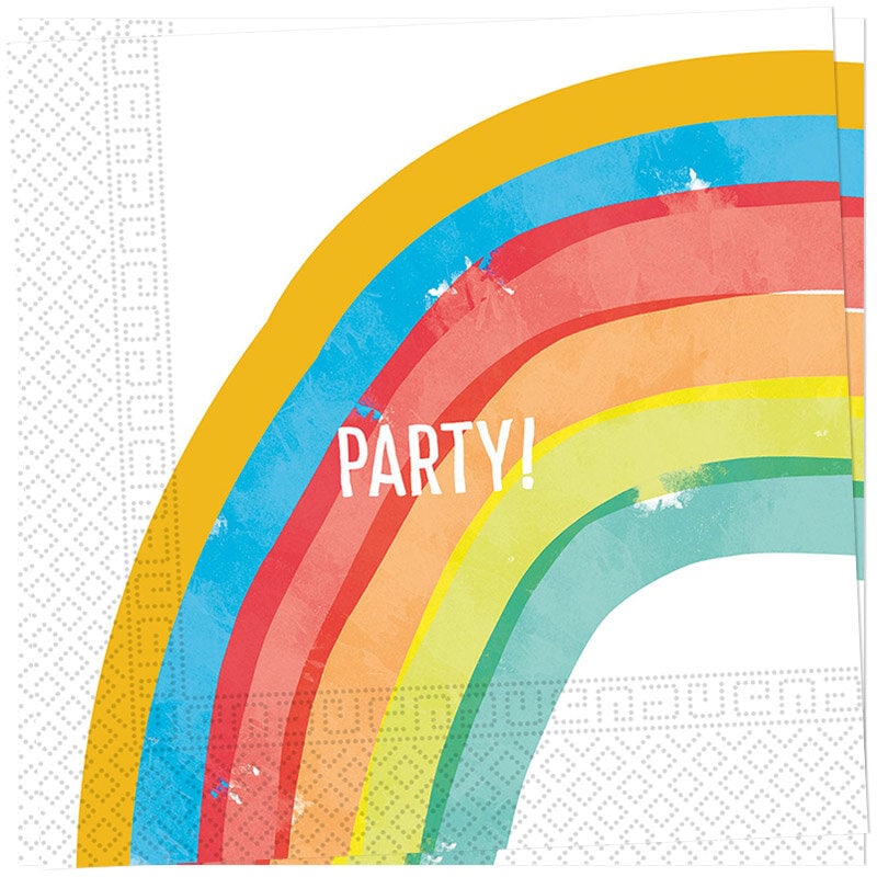 Rainbow Party - Servietter 20 stk.