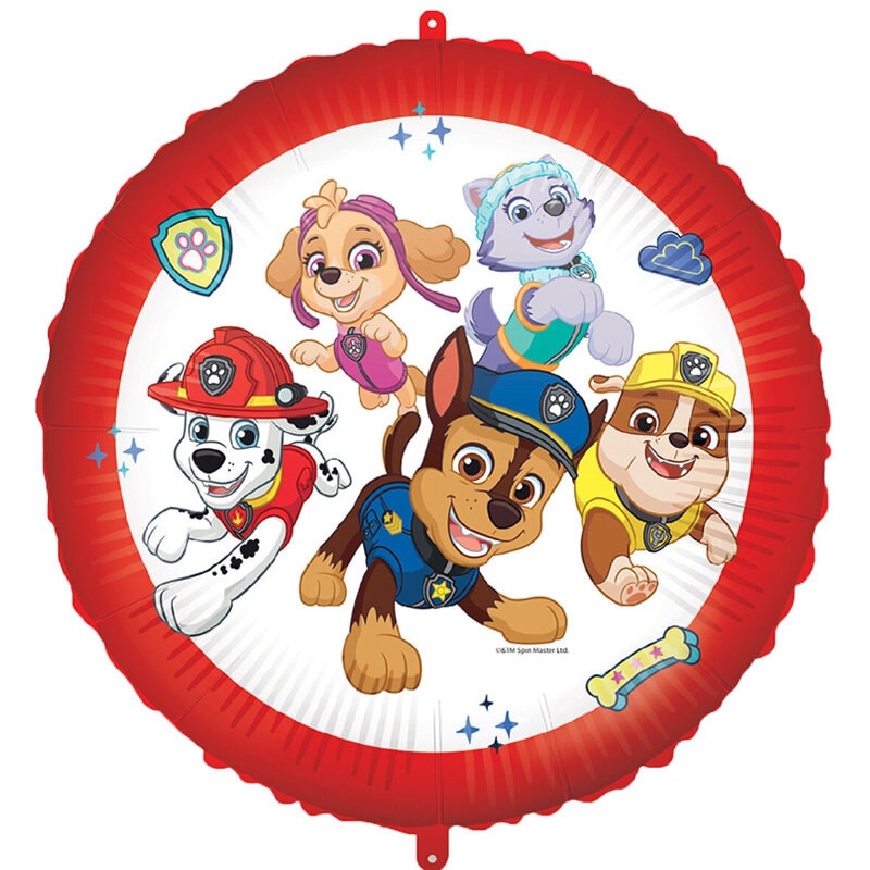 Paw Patrol - Folieballong med ballongvekt