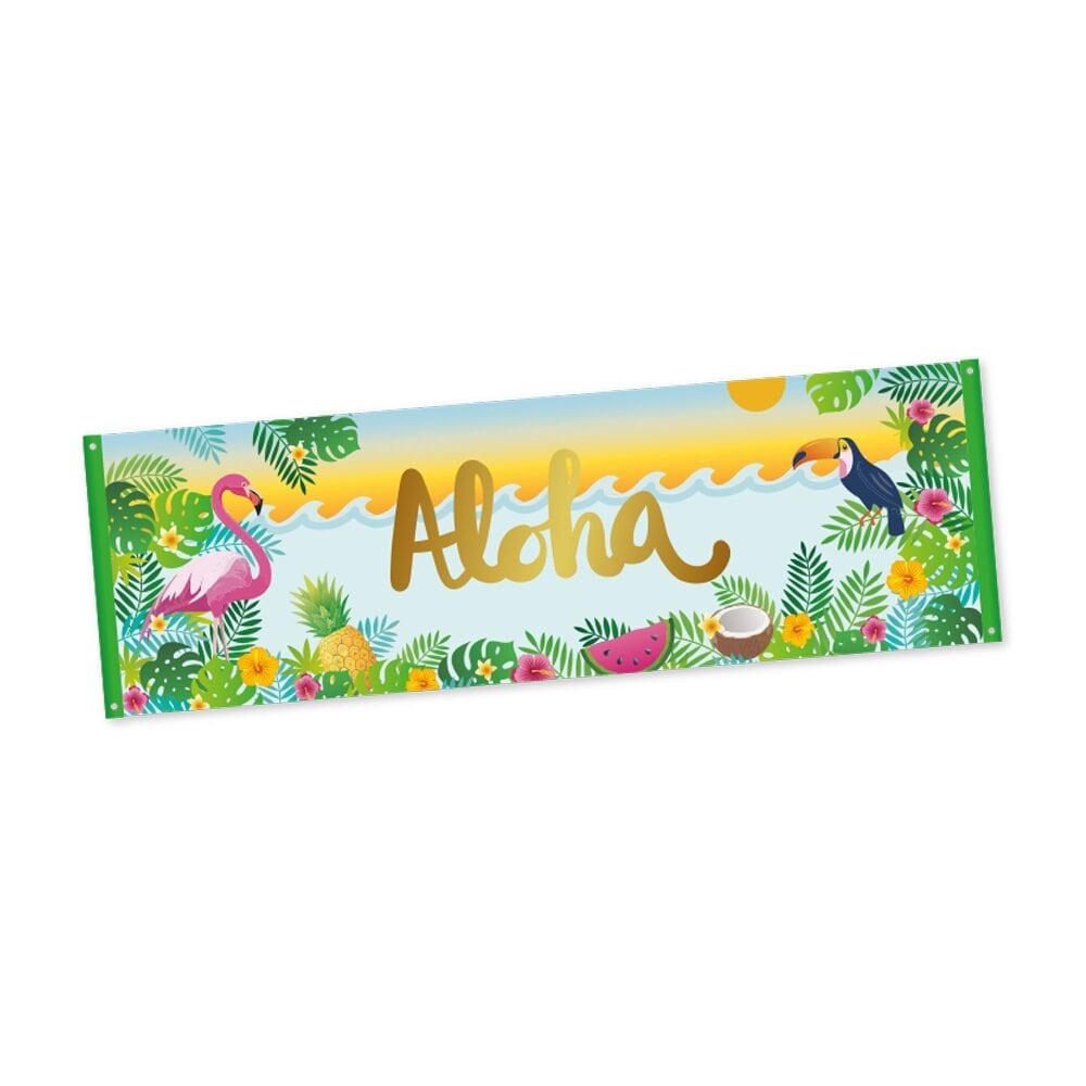 Aloha Dekorasjonsbanner i stoff 230 cm
