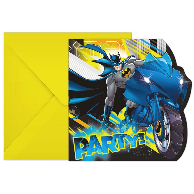 Batman - Invitasjoner 6 stk.