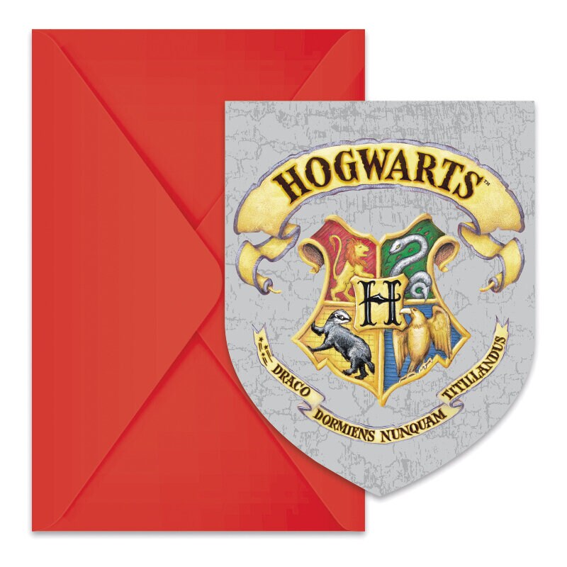 Harry Potter - Invitasjoner 6 stk.