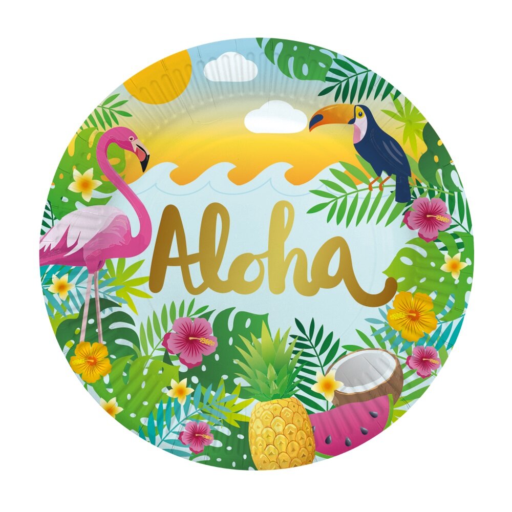 Aloha Tallerkener 8 stk.
