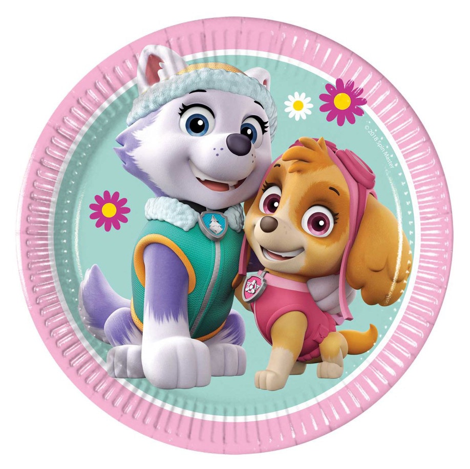 Paw Patrol Skye & Everest - Asjetter 8 stk.