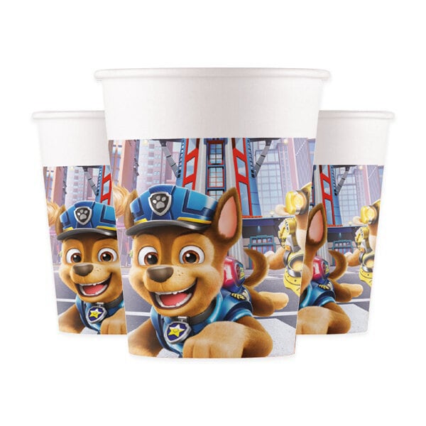 Paw Patrol The Movie - Pappkopper 8 stk.