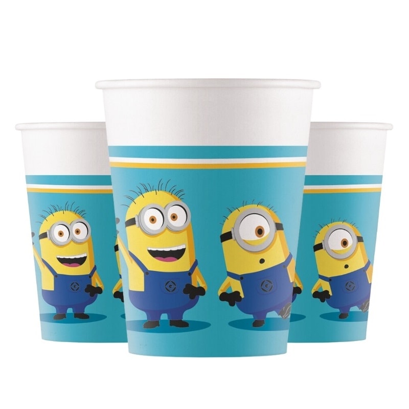 Minions - Pappkopper 8 stk.