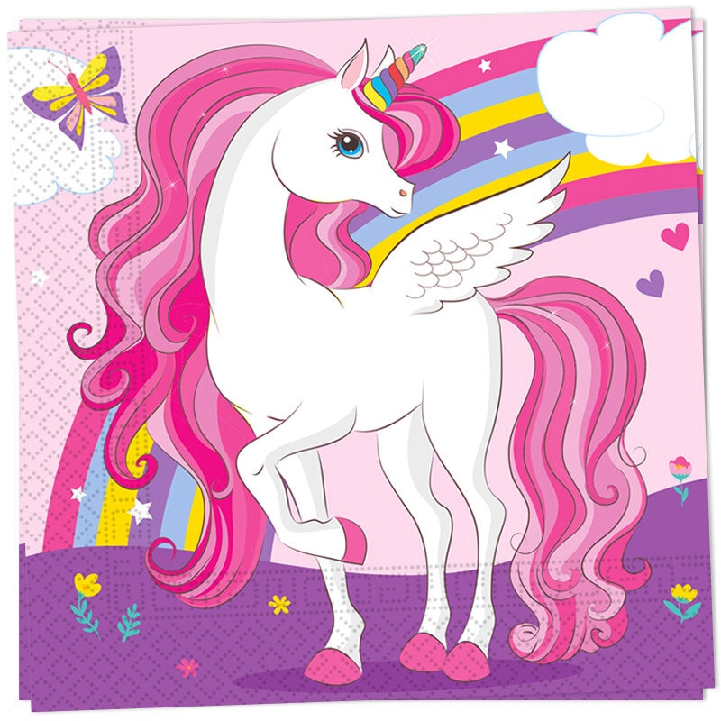 Unicorn Rainbow - Servietter 20 stk.