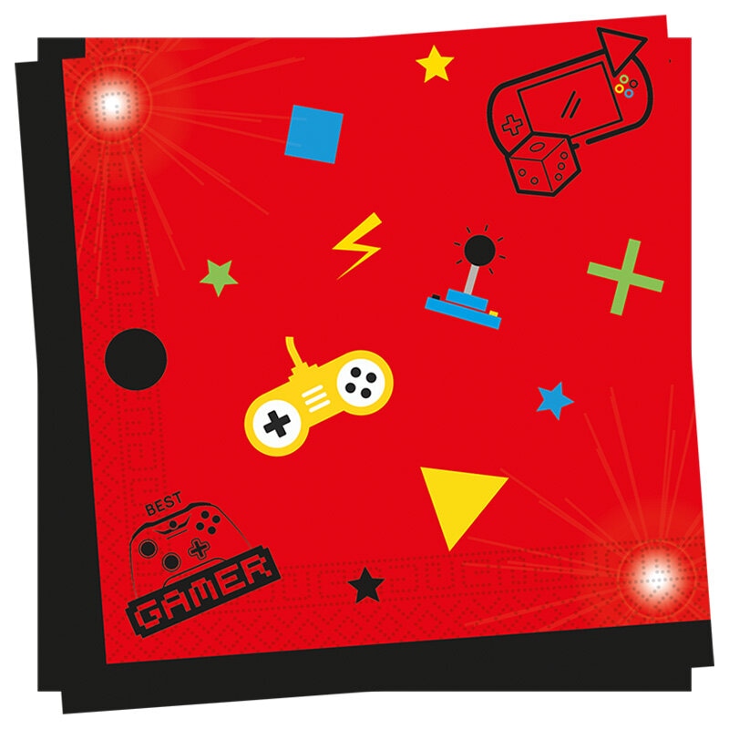 Gamers Party - Servietter 20 stk.