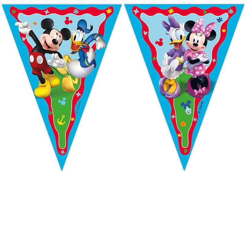 Mikke Mus - Flaggirlander 230 cm