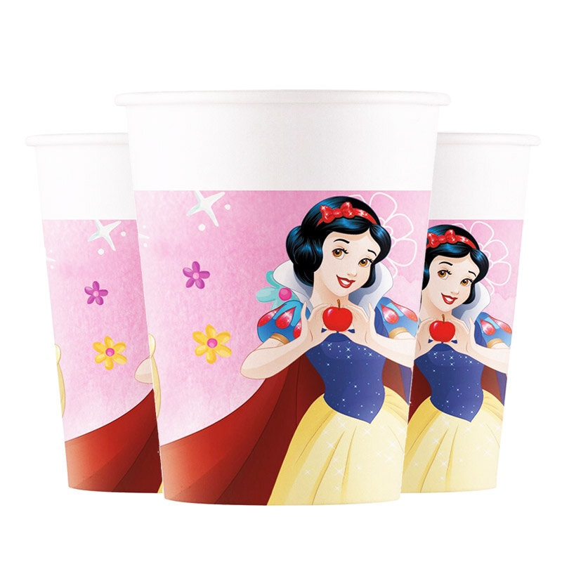 Disney Prinsesser - Pappkopper 8 stk.