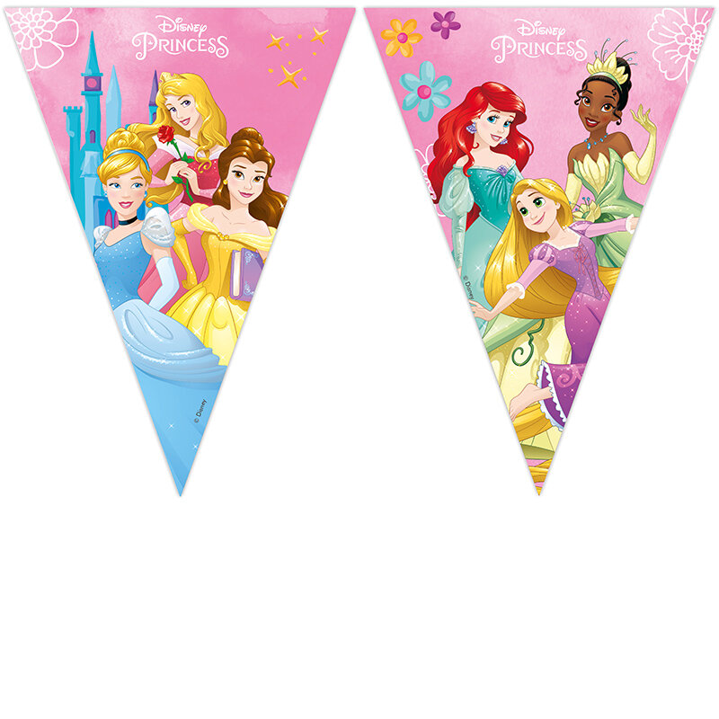 Disney Prinsesser - Flaggirlander 230 cm