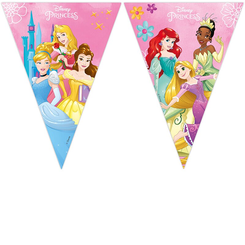 Disney Prinsesser - Flaggirlander 230 cm