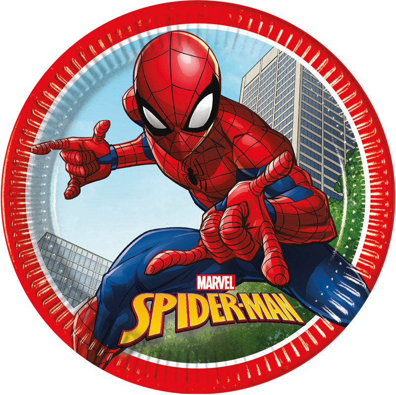 Spiderman, Tallerkener 8-stk