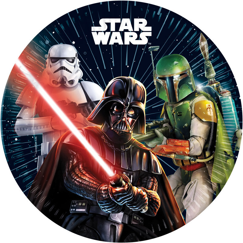 Star Wars Galaxy - Tallerkener 8 stk.