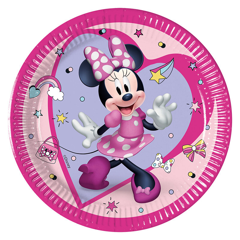 Minnie Mus - Tallerkener 20 cm 8 stk.